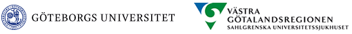 Logotyper Göteborgs universitet och Sahlgrenska Universitetssjukhuset